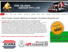 Tablet Screenshot of oilman.com.au